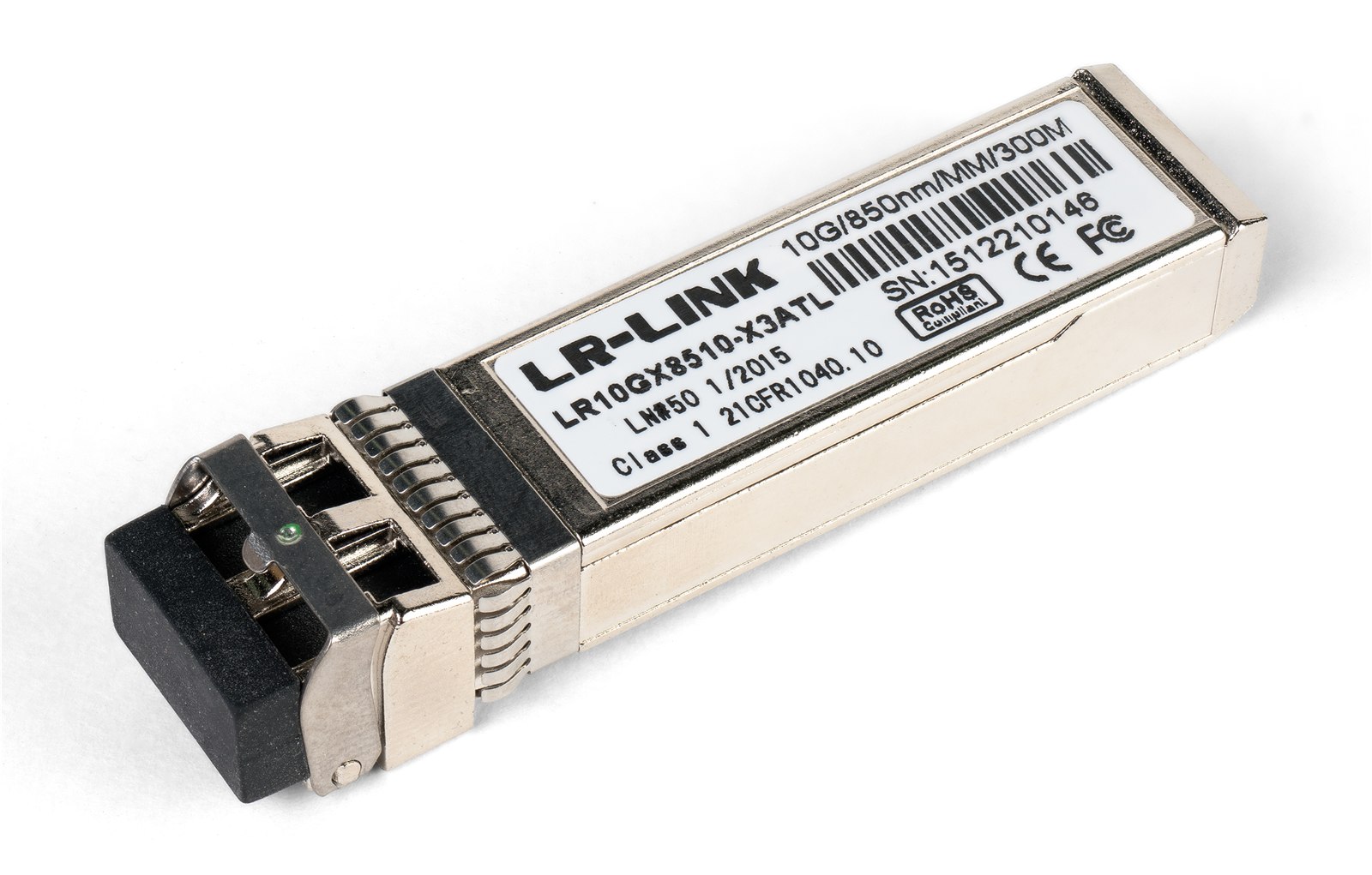 Transceptor óptico SFP+ real de 10 Gb
